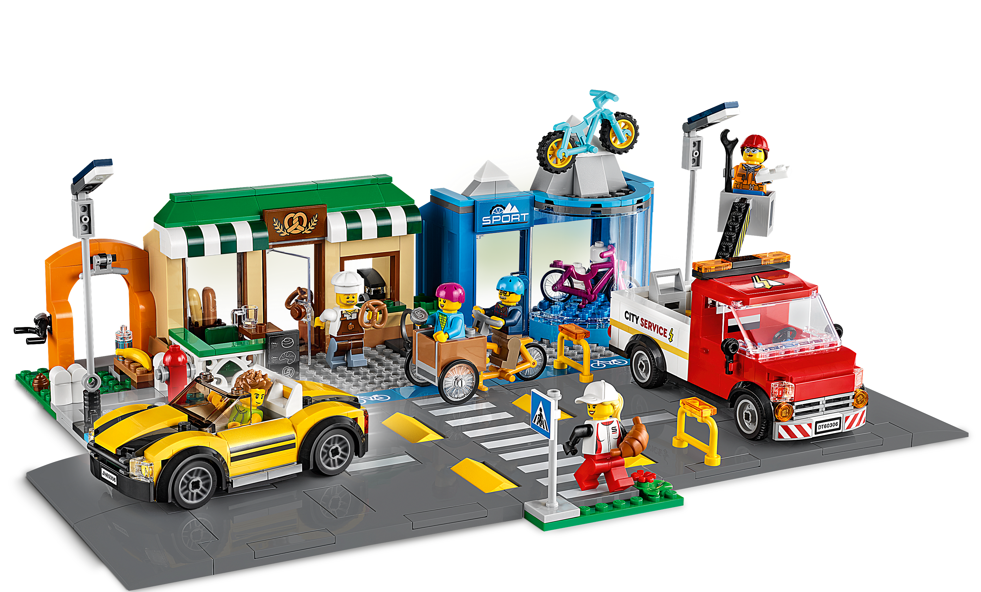 Lego ® Accessoire City Panneau de Supermarché NEW 