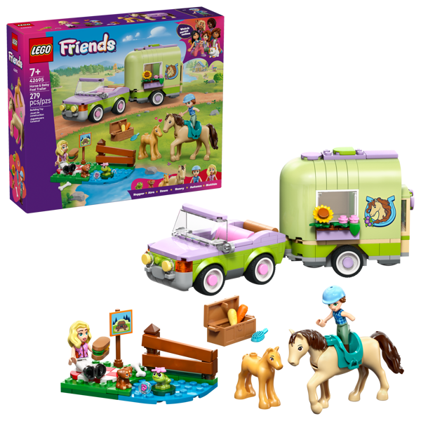 LEGO 42695 La remorque du cheval et du poulain — visuel 2 sur 8