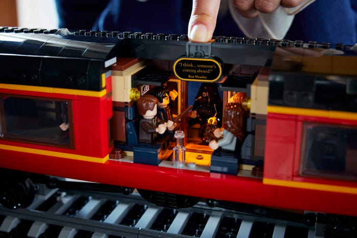 Footpad nedadgående ål De mest magiske scener, der finder sted ombord på Hogwarts™-ekspressen |  Officiel LEGO® Shop DK