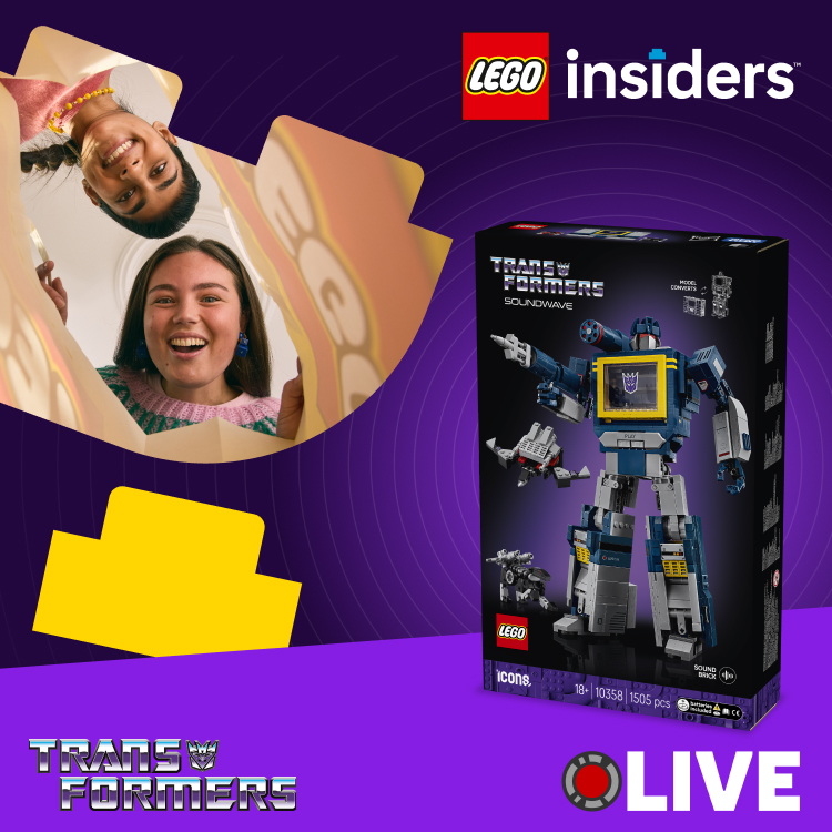 Transformers: Soundwave 10358 | LEGO® Icons | Buy online at the
