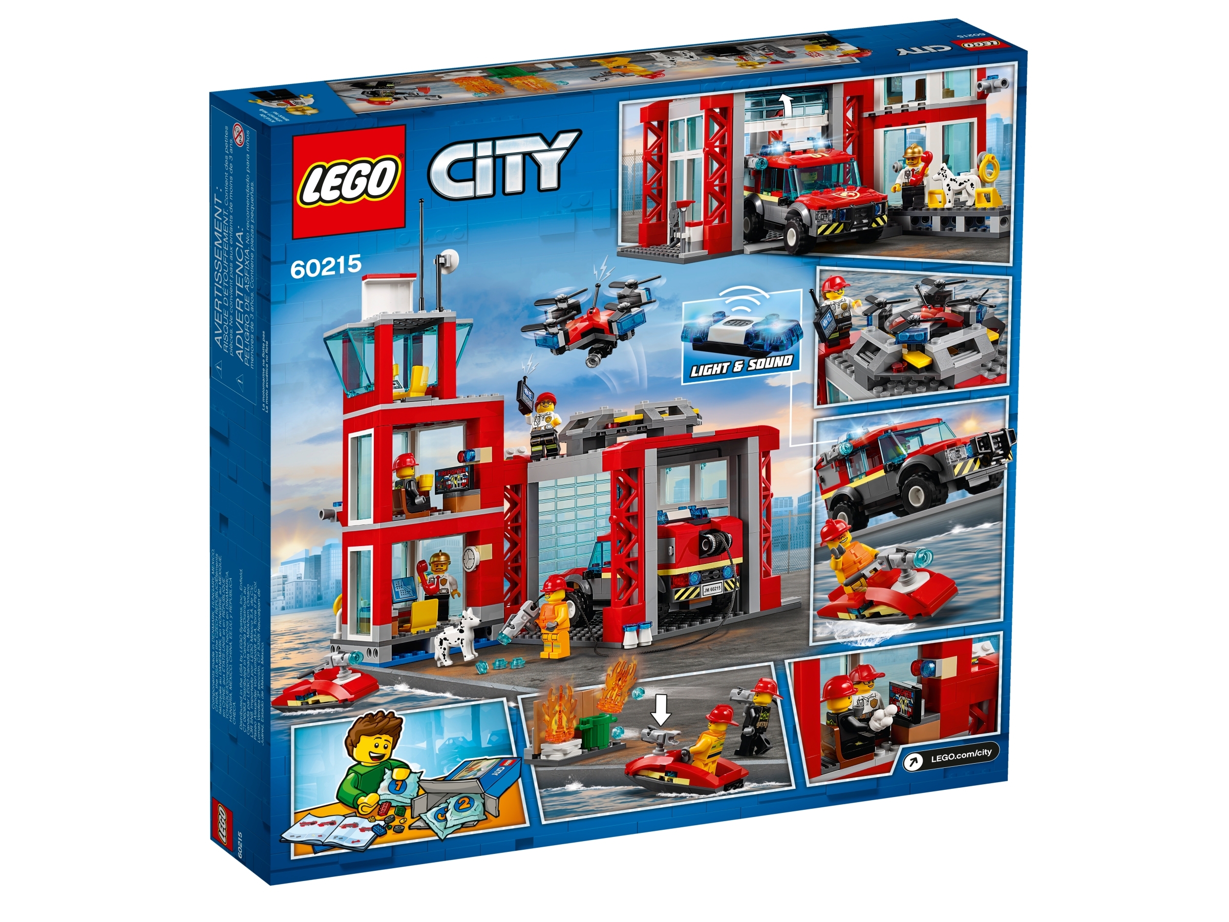 LEGO CITY FIRE 60215 CASERMA DEI POMPIERI 