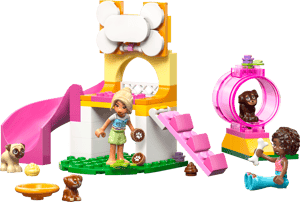 L’aire de jeux des chiots