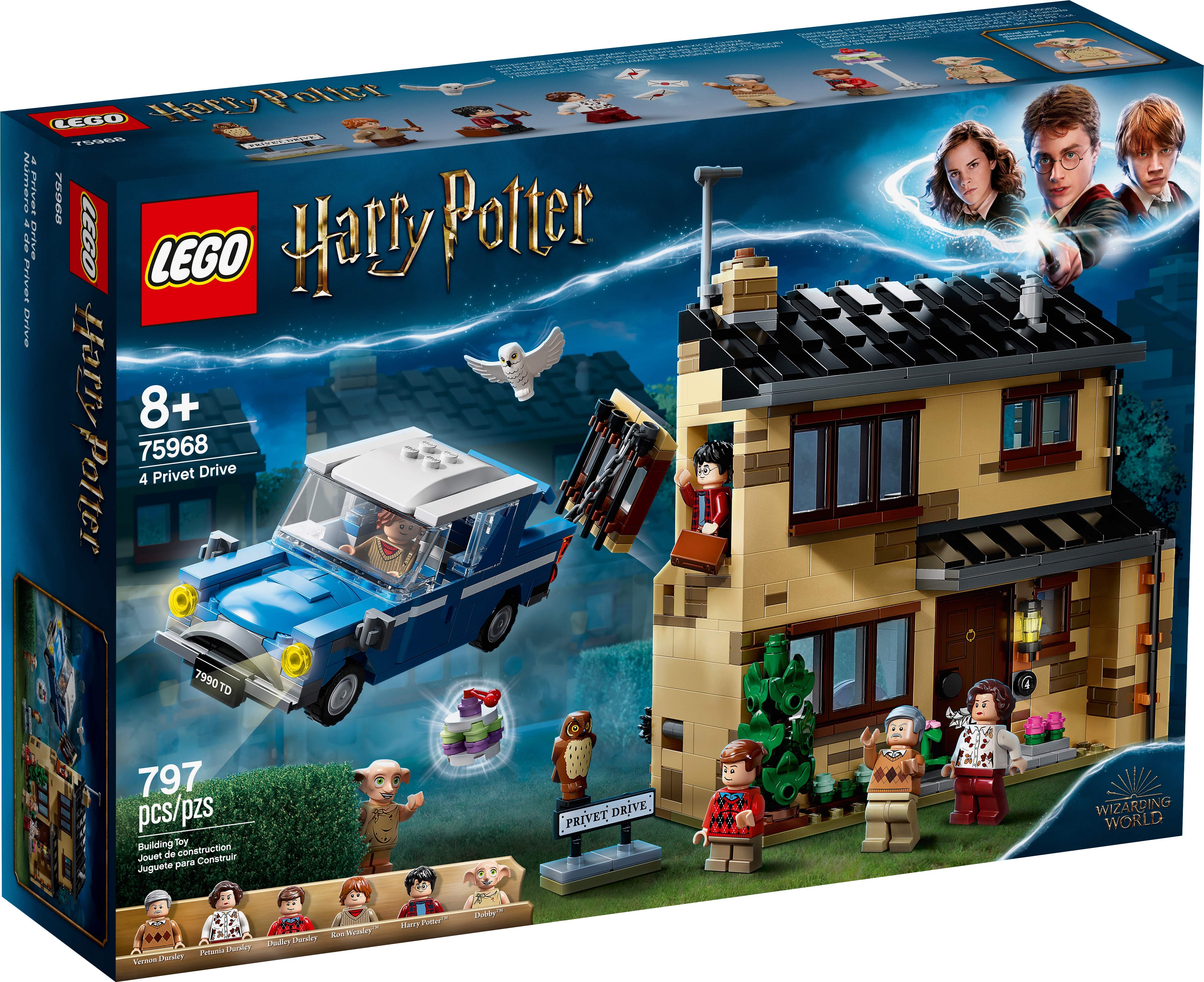 LEGO 75968 Harry Potter 4 Privet Drive House Dursley Family Set Wizarding World 