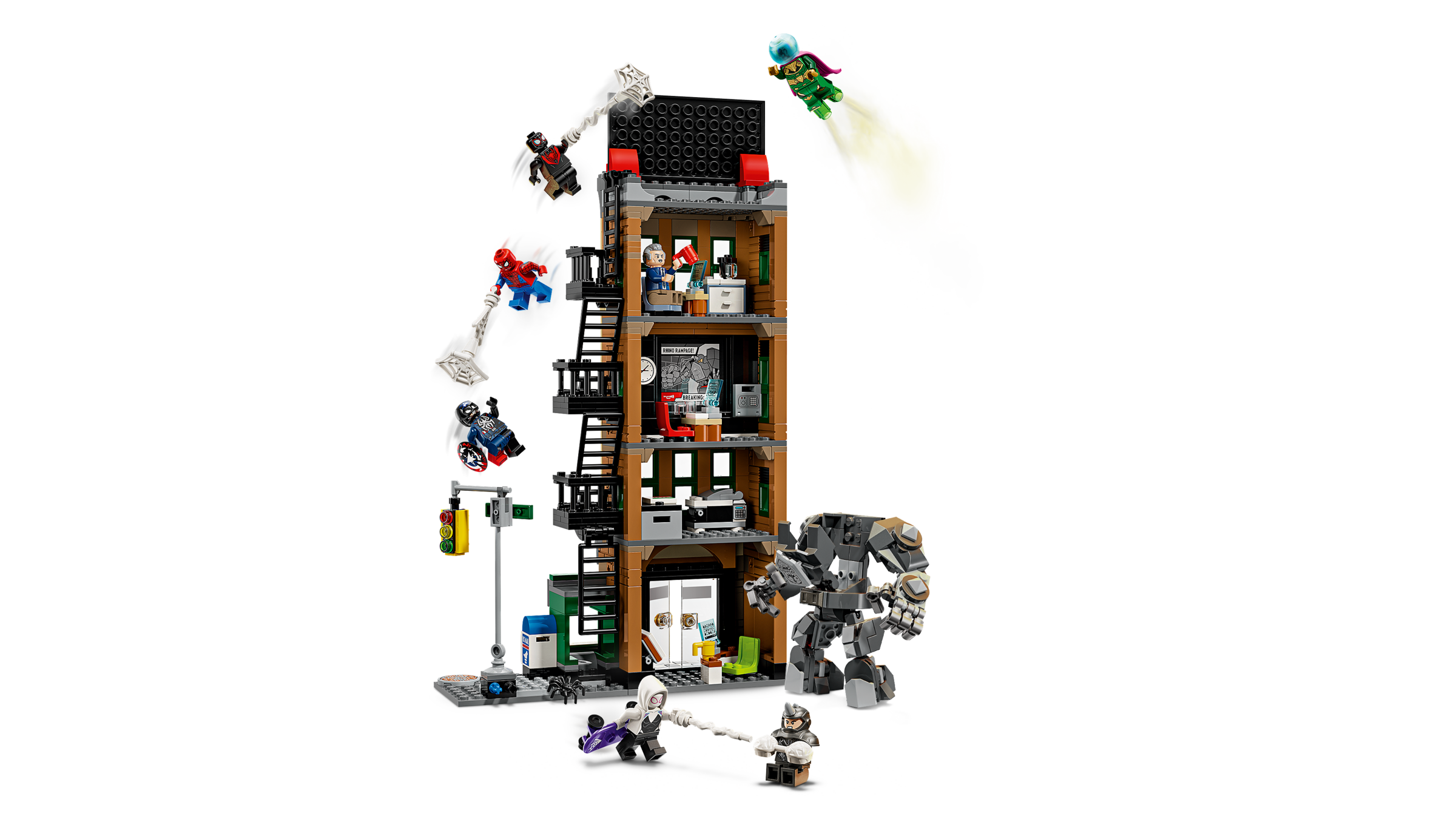 マーベルレジェンド ミステリオ、バルチャー ビルドパーツフルコンプ セット スパイダーマン vs. ミステリオ：デイリー・ビューグル 76342