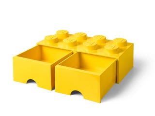 LEGO® 8-stud Bright Yellow Storage Brick Drawer