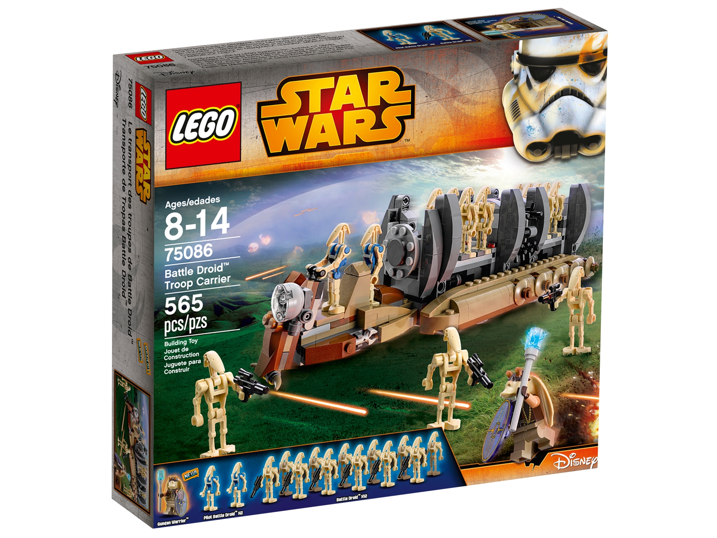 32 Battle Droids Lego Star Wars Battle Droid Transport Custom Model 246 Pcs 