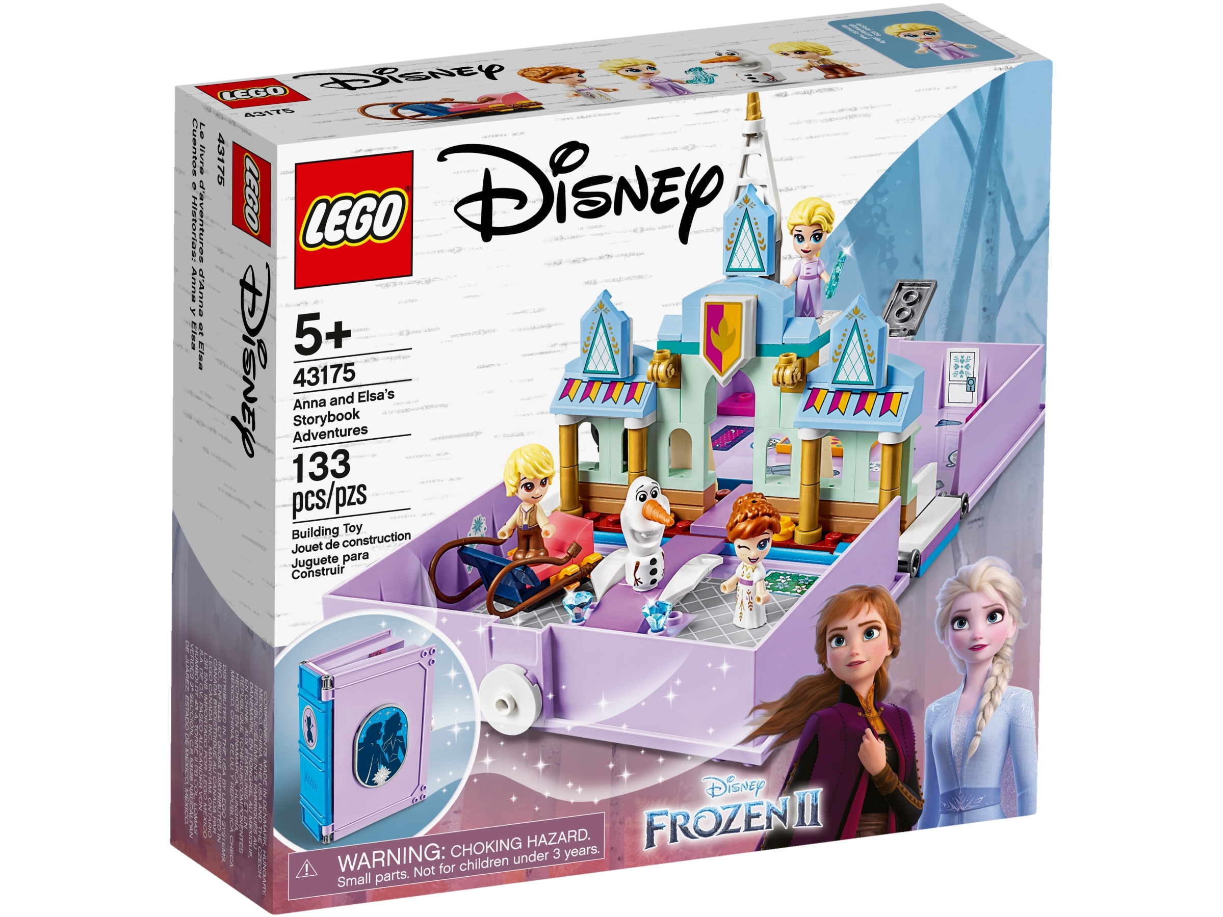 Leidinggevende Digitaal toewijzen Anna's en Elsa's verhalenboekavonturen 43175 | Frozen | Officiële LEGO®  winkel BE