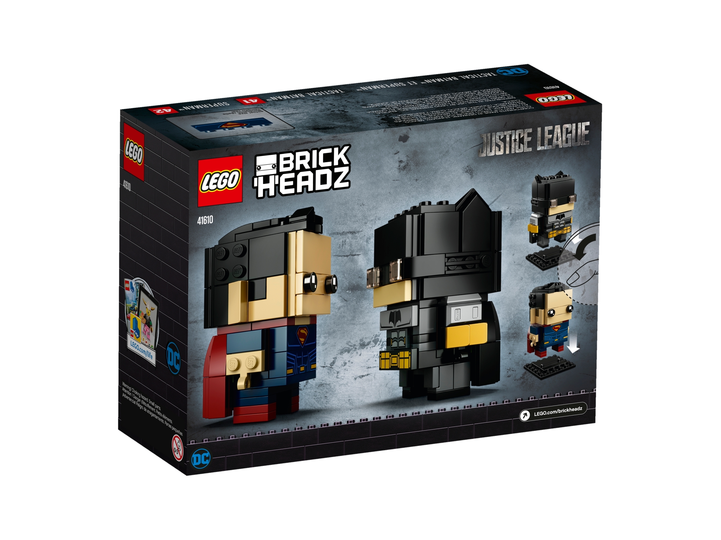 Tactical Batman™ & Superman™ 41610 | BrickHeadz | Buy online at Official LEGO® Shop US