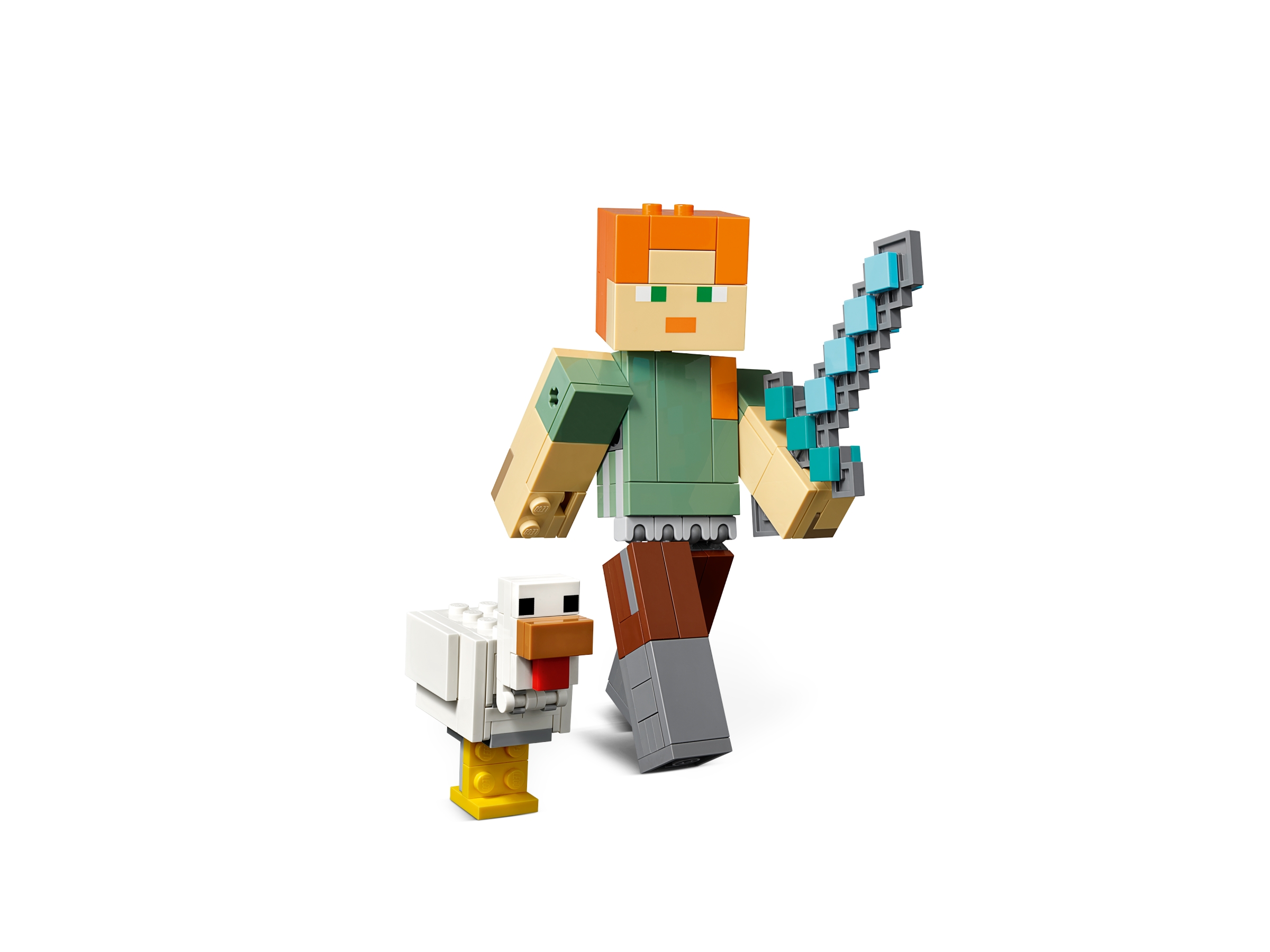 Alex BigFig with Chicken 21149 Minecraft® | Buy online the Official LEGO® Shop US