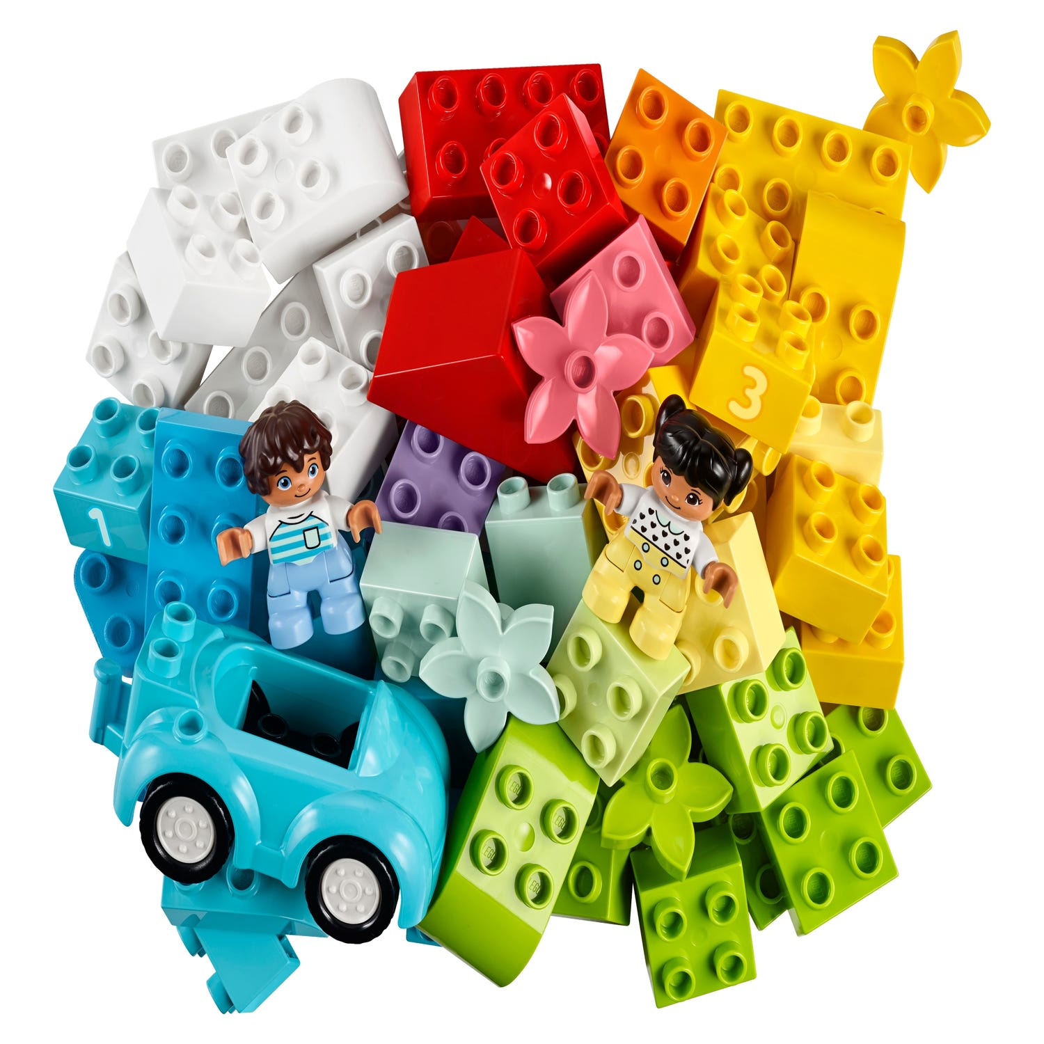 Lot 10913 La boîte de briques LEGO DUPLO et 1 Sachet 30332 Ma