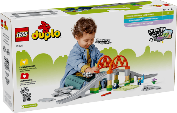 LEGO 10426 Set d'extension : Les rails et le pont du train — visuel 4 sur 8