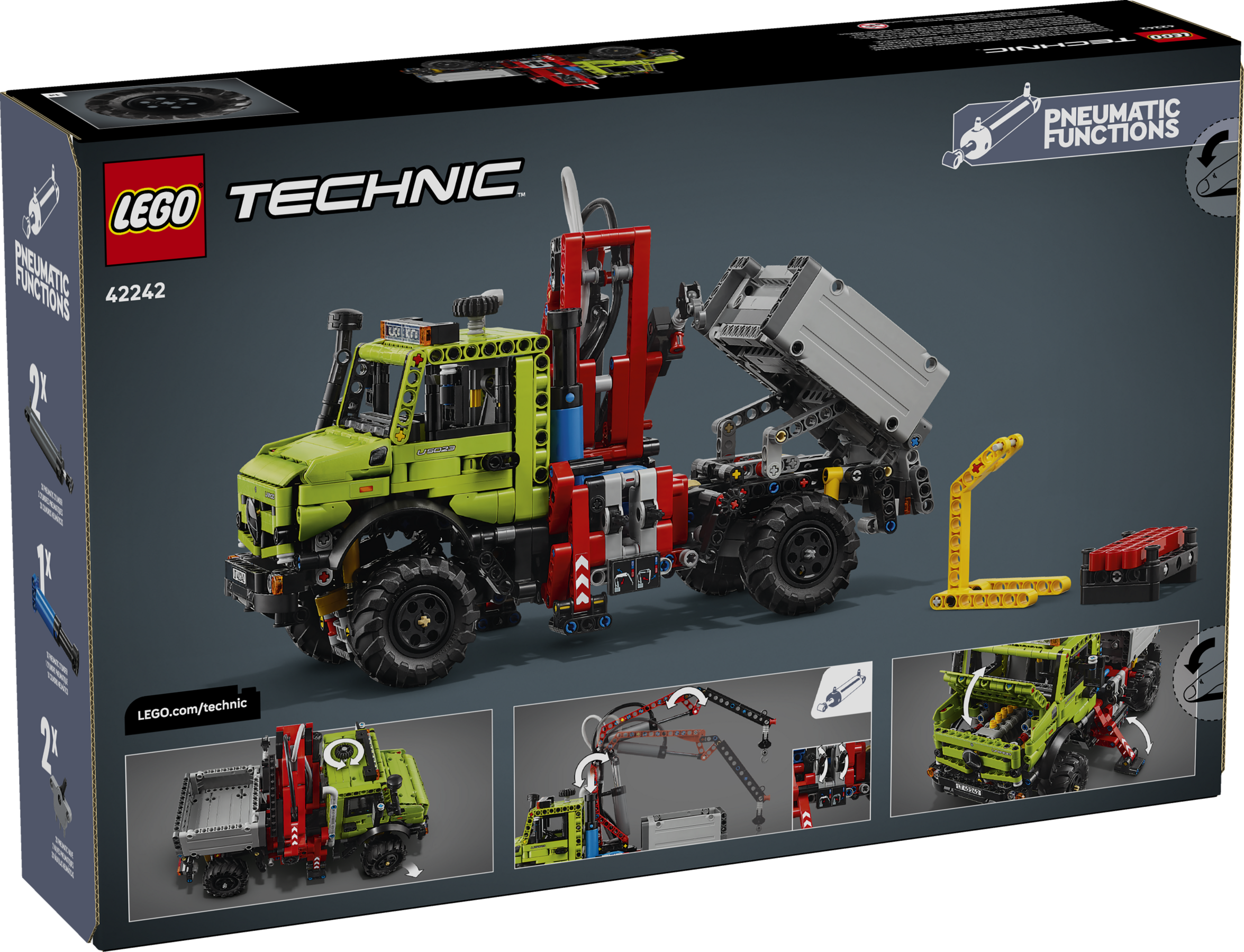 Mercedes-Benz Unimog U 5023 with Crane 42242 | Technic™ | Buy