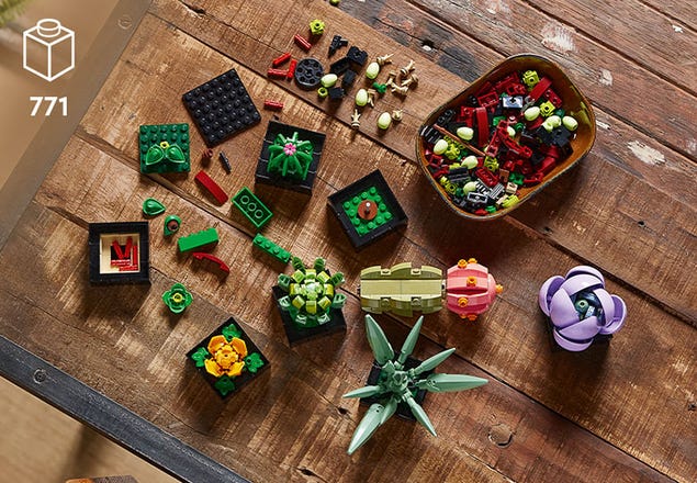 Succulents 10309 | LEGO® Icons | Buy online at the Official LEGO® Shop US