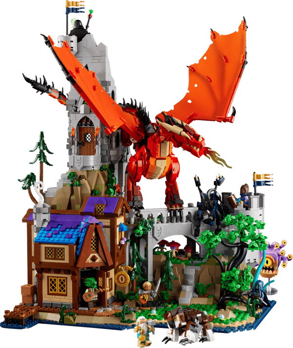 LEGO 21348 Dungeons & Dragons : l’histoire du dragon rouge