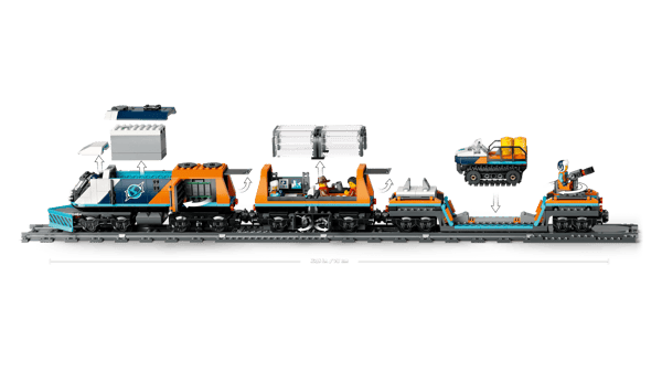 LEGO 60470 Le train express des explorateurs en Arctique — visuel 4 sur 8