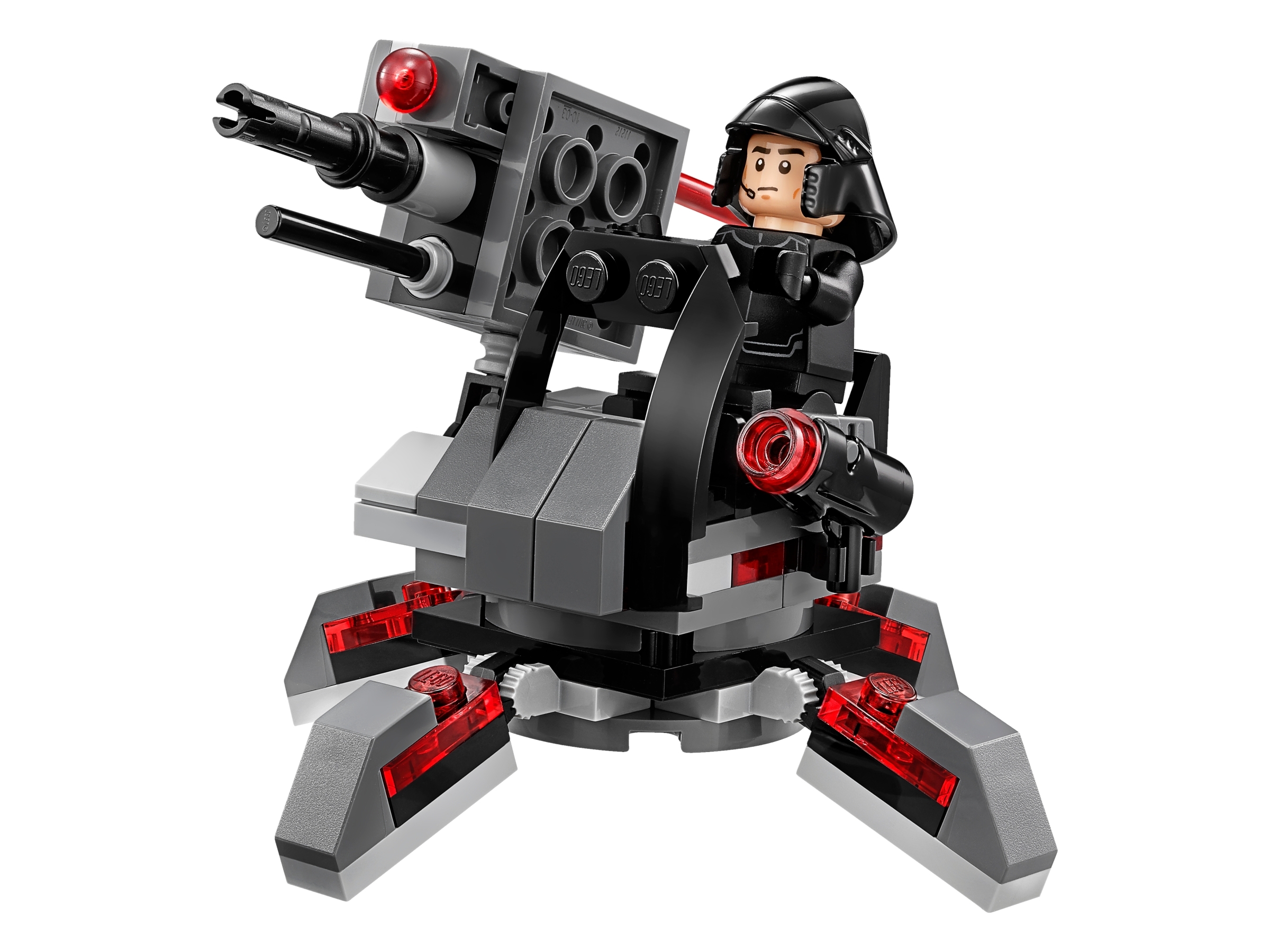 LEGO Star Wars First Order Shuttle Pilot minifigure blaster 75197 authentic 