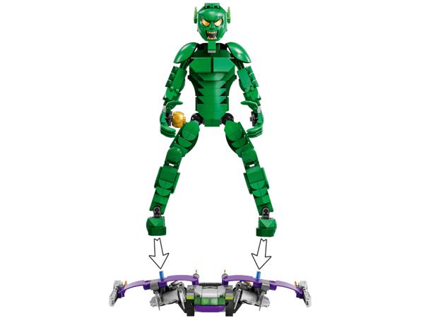 LEGO 76284 Figurine du Bouffon Vert à construire — visuel 4 sur 8