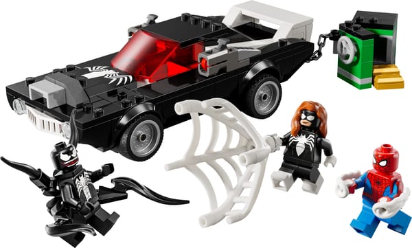 Spider-Man mod Venom-muskelbil