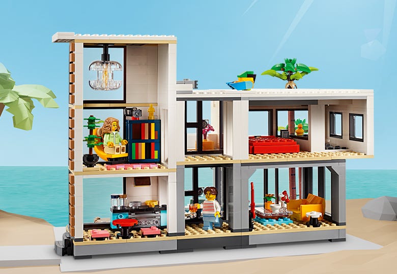Easy Lego Modern House Small Lego House Ideas Small Lego House