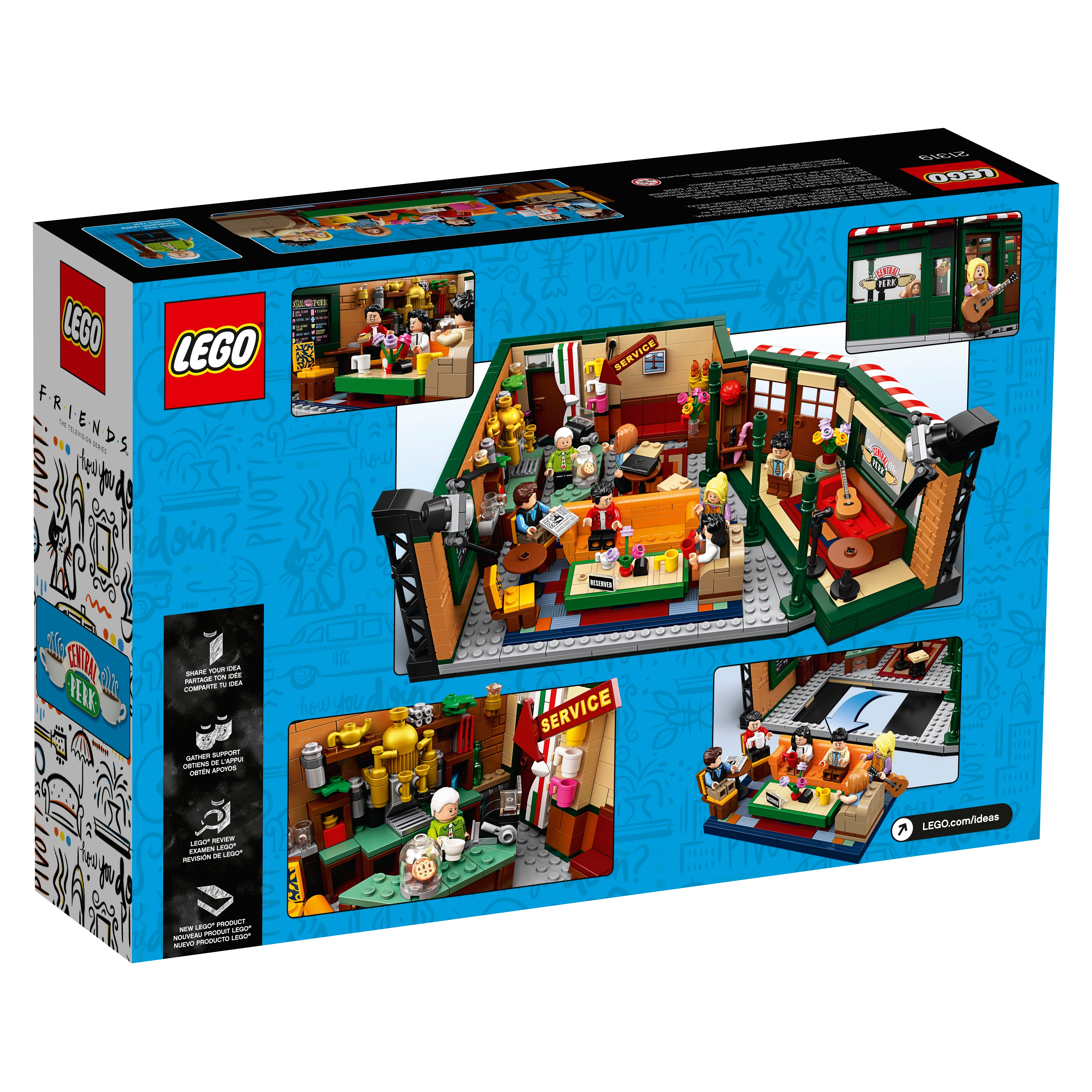 Lam brud munching Central Perk 21319 | Ideas | Buy online at the Official LEGO® Shop US