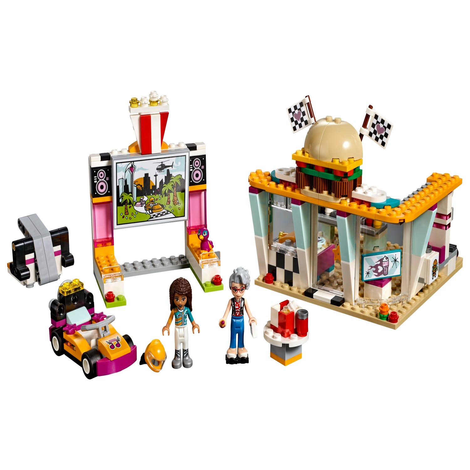 Drifting Diner 41349 | Friends | Buy at the Official LEGO® Shop US
