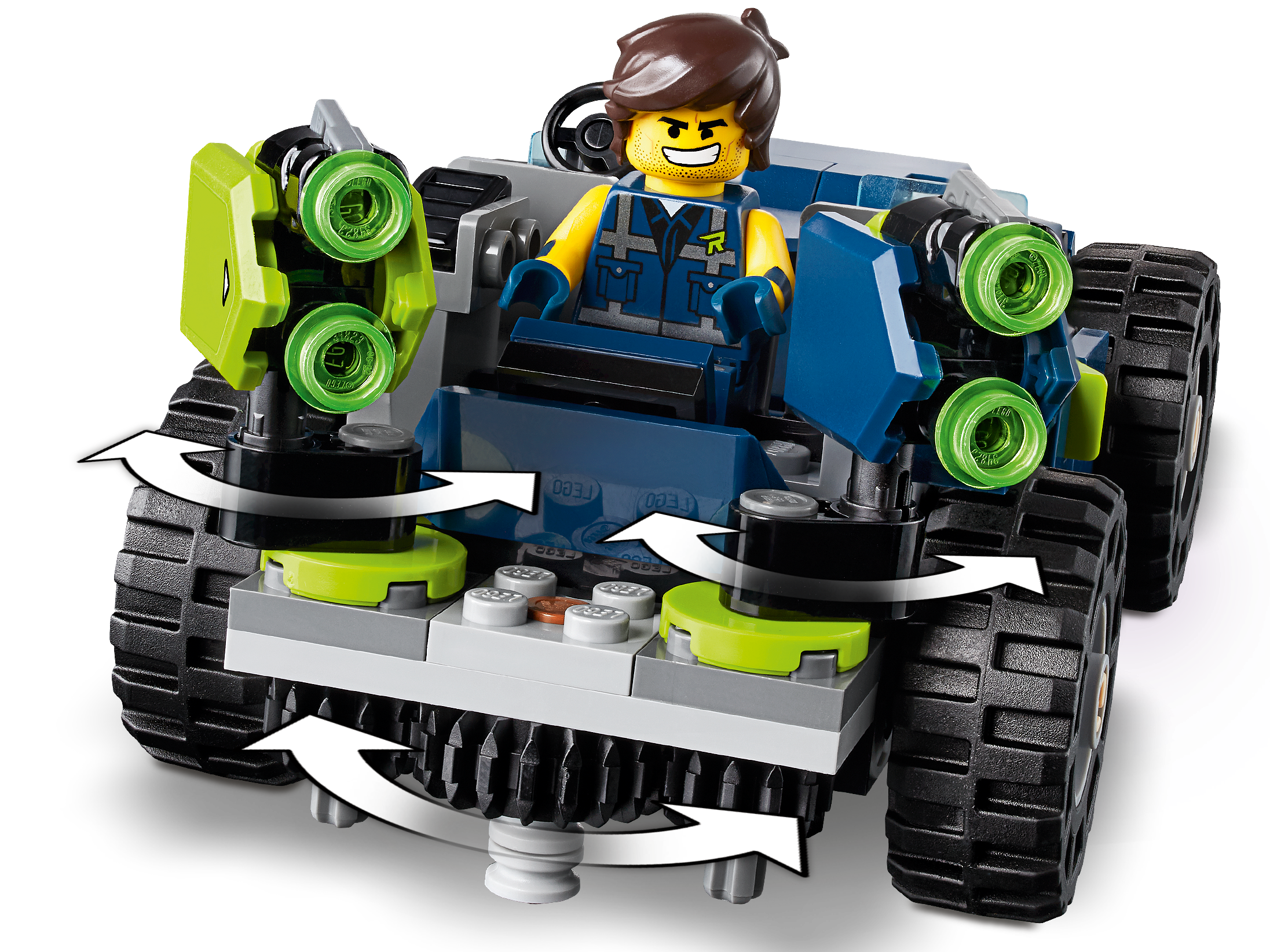 NO Box NEW LEGO The LEGO Movie 2 70826 Rex's Rex-treme Offroader 3-in-1