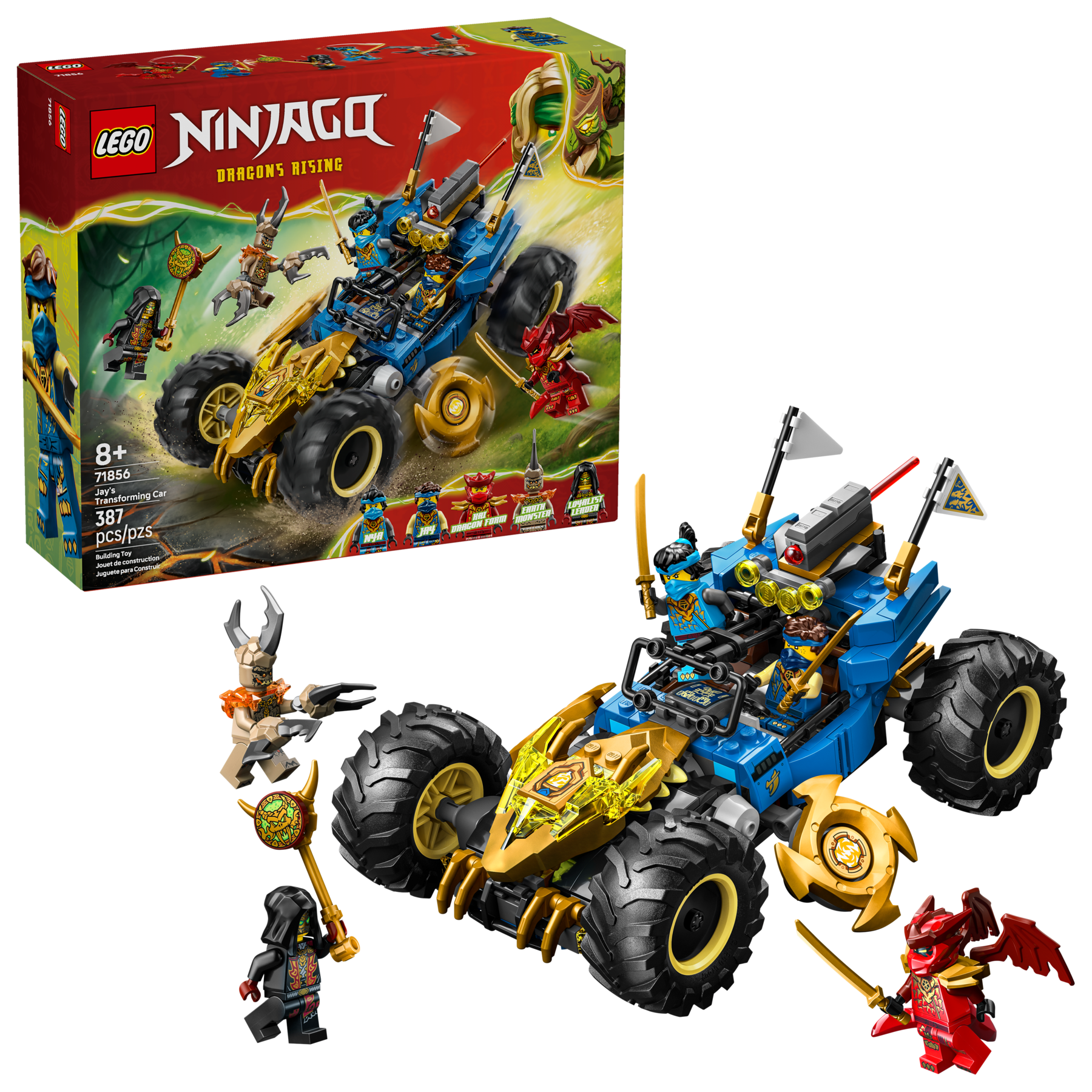 Jays Transformationsflitzer 71856 | NINJAGO® | Offizieller LEGO