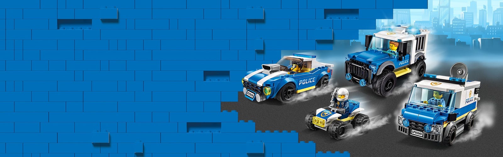 LEGO® City Polizei-Fahrzeugspielsets für Kinder