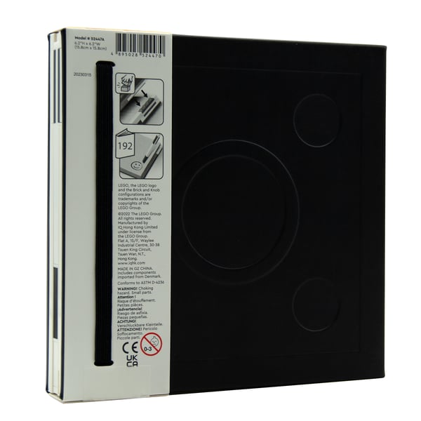 LEGO 5008310 Carnet et stylo à encre gel – Noir — visuel 3 sur 3