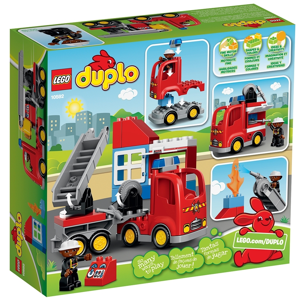 Mentor Gladys Sporten Fire Truck 10592 | DUPLO® | Buy online at the Official LEGO® Shop US