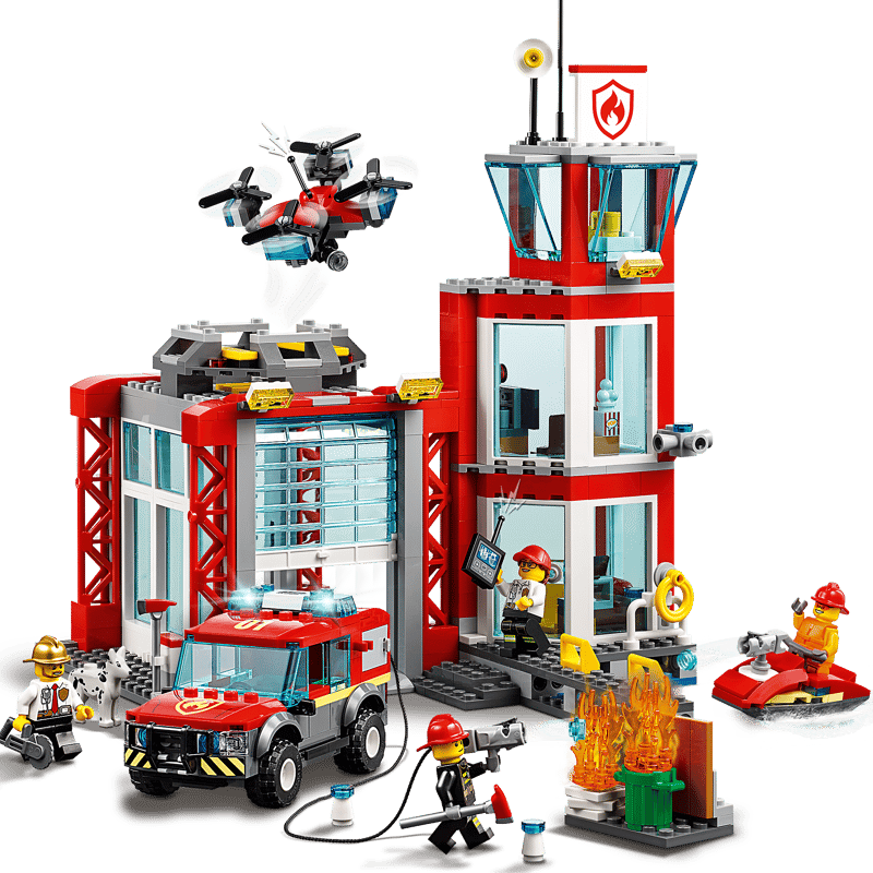 Fire Station 60215 City Buy online at the Official LEGO® Shop DE