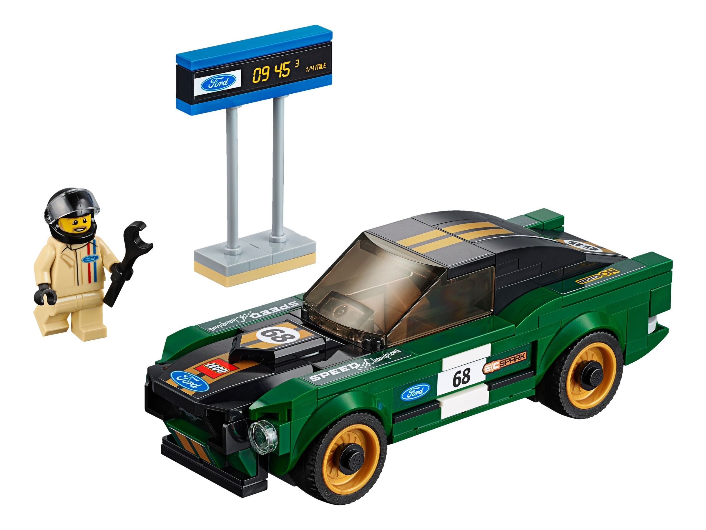 fax fortov Udråbstegn 1968 Ford Mustang Fastback 75884 | Speed Champions | Buy online at the  Official LEGO® Shop US