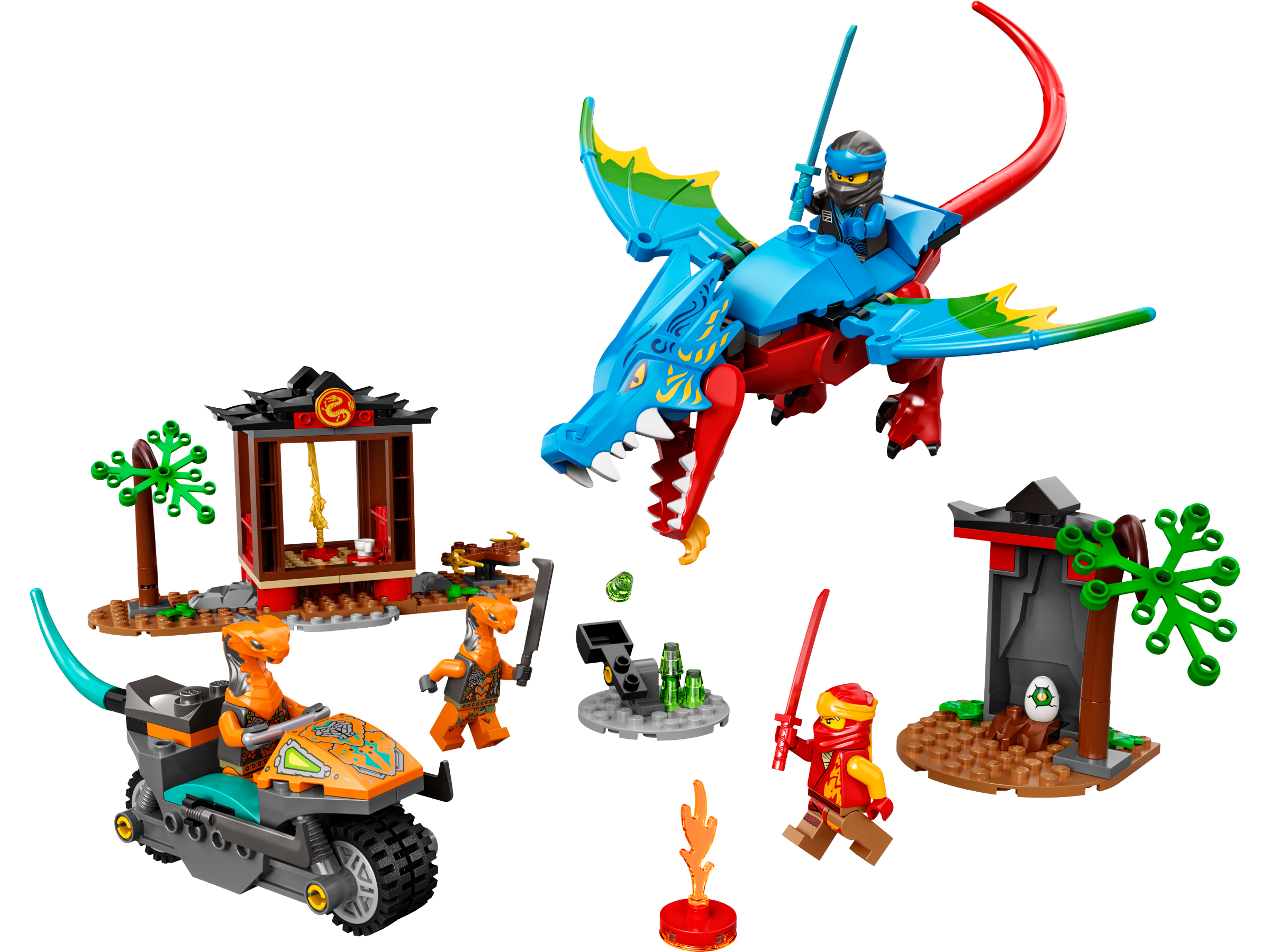kussen Kleuterschool Azië Ninja Dragon Temple 71759 | NINJAGO® | Buy online at the Official LEGO®  Shop US