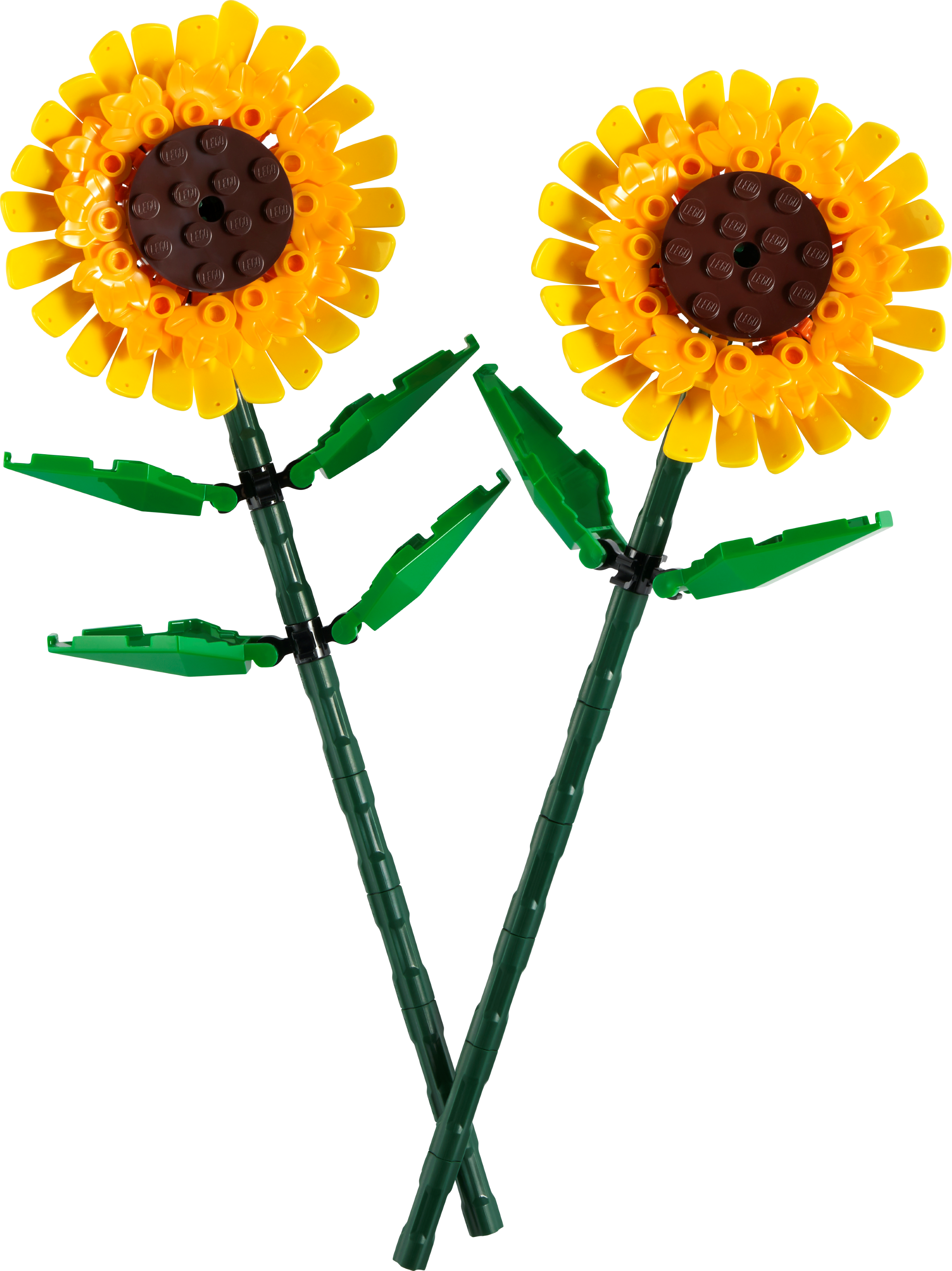 Single, Diamond 103A-D compatible Lego Rose Sunflower potted