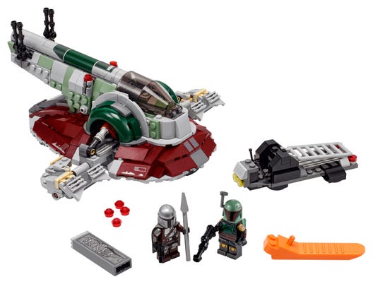 Peculiar palm Plain Boba Fett's Starship™ 75312 | Star Wars™ | Buy online at the Official LEGO®  Shop US