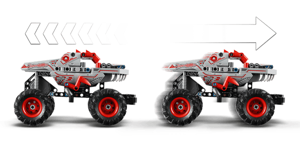 LEGO 42200 Monster Jam™ ThunderROARus™ à rétrofriction — visuel 4 sur 8
