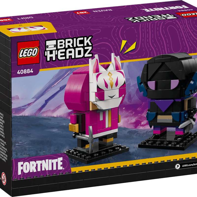 Drift & Raven Figures 40884 | LEGO® Fortnite | Buy online at the Drift & Raven Figures 40884 | LEGO® Fortnite | Buy online at the