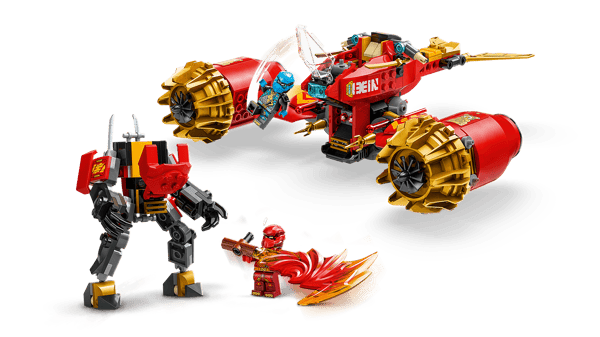 LEGO 71830 La moto tempête du robot de Kai — visuel 3 sur 8