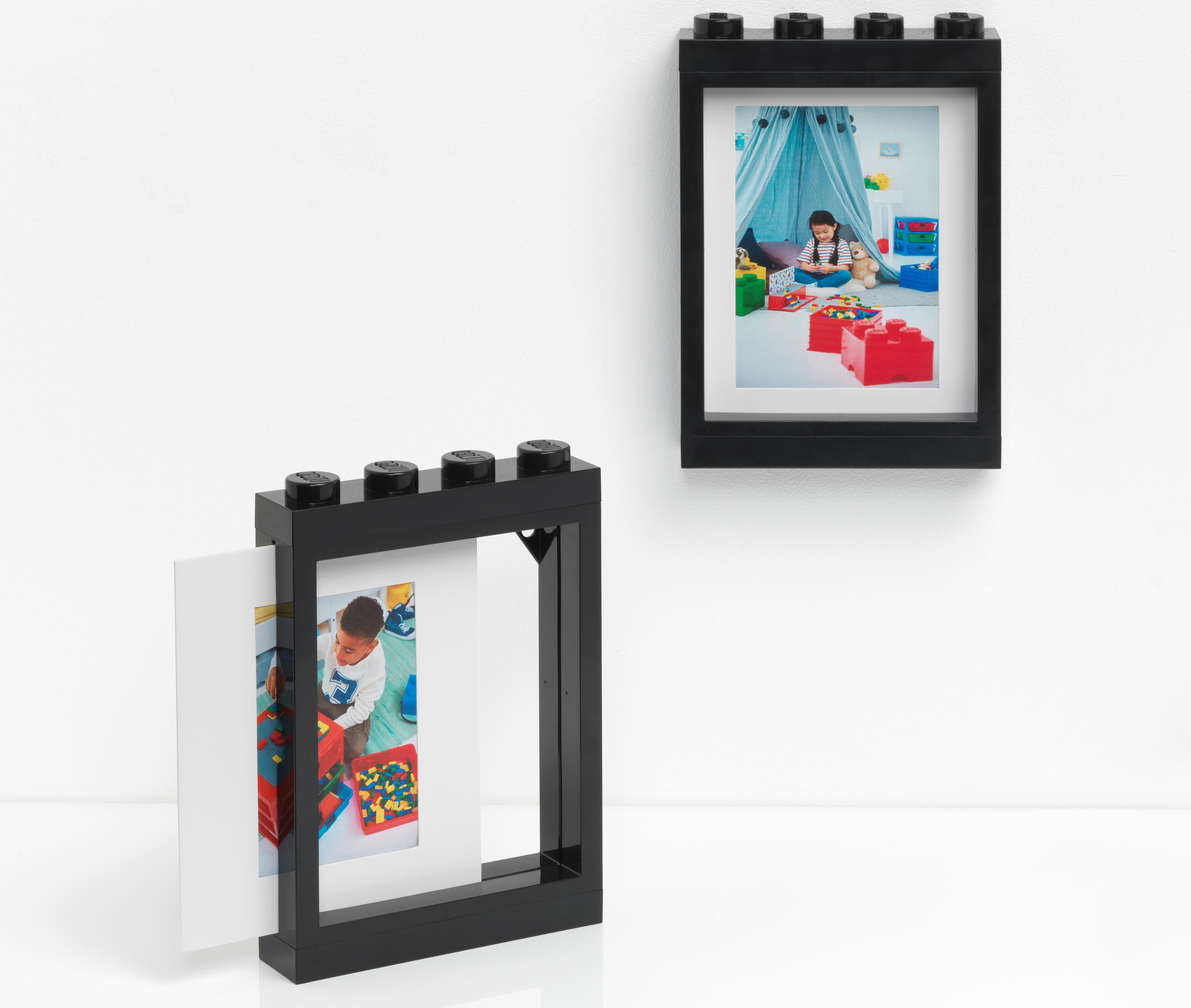Cadre briques Lego Mécanique - burette à huile - Les Portraits de Felie