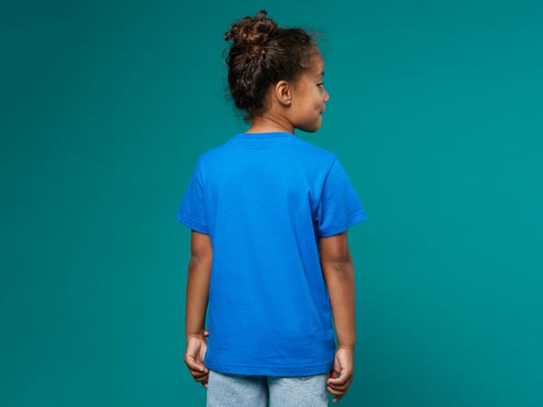 Kids' Short Sleeve Logo T-Shirt – Blue - Image 7