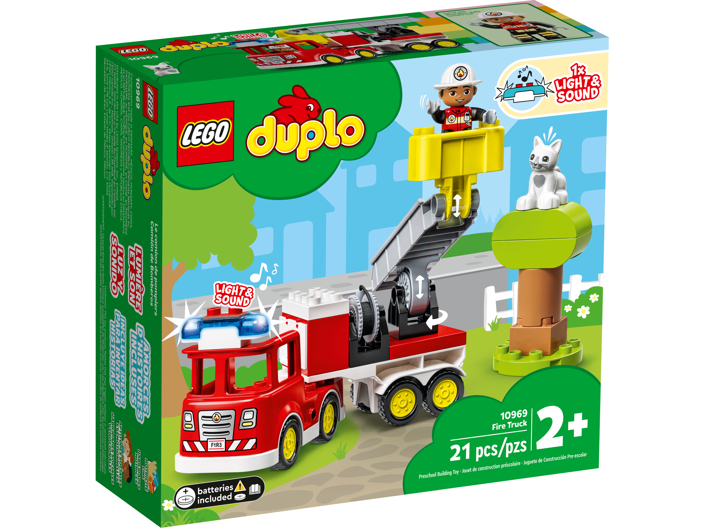 10969 - LEGO® DUPLO - Le camion de pompiers LEGO : King Jouet, 1er