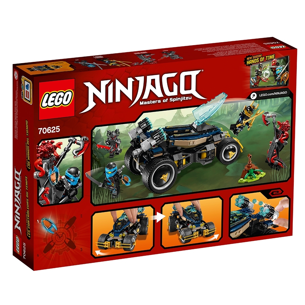 Nya 70625 LEGO Ninjago - Minifig Figur Samurai X Turbomobil Vermillion 70625 