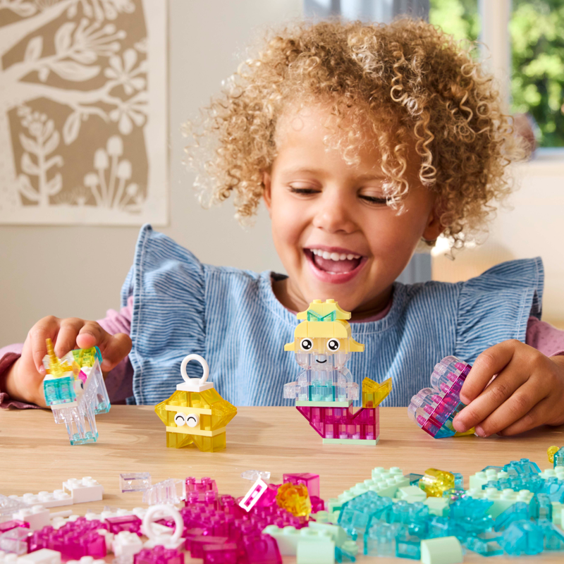 まほうのアイデアボックス<クリアカラー> 11040 | クラシック |レゴ まほうのアイデアボックス<クリアカラー> 11040 | クラシック |レゴ