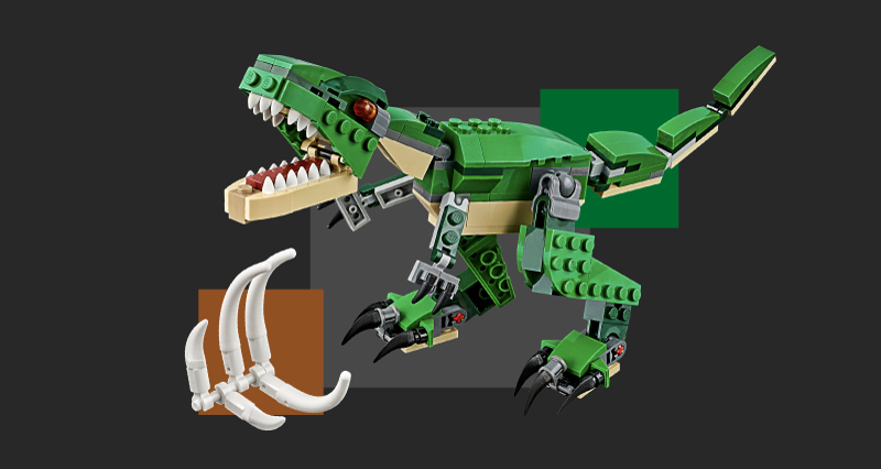 Afscheiden smaak Nylon T-rexspeelgoed en -figuren | Officiële LEGO® winkel NL