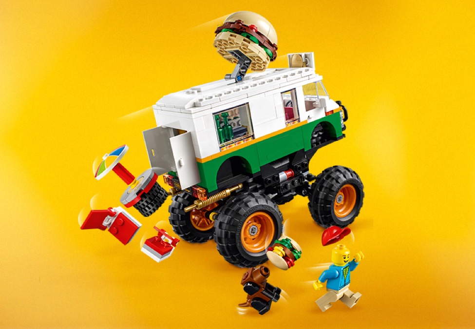 Monster Burger Truck 31104 | Creator 3-in-1 | Buy online at the 