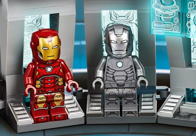 Iron Man Armory 76167 Marvel Buy Online At The Official Lego Shop Us - best iron man game on roblox