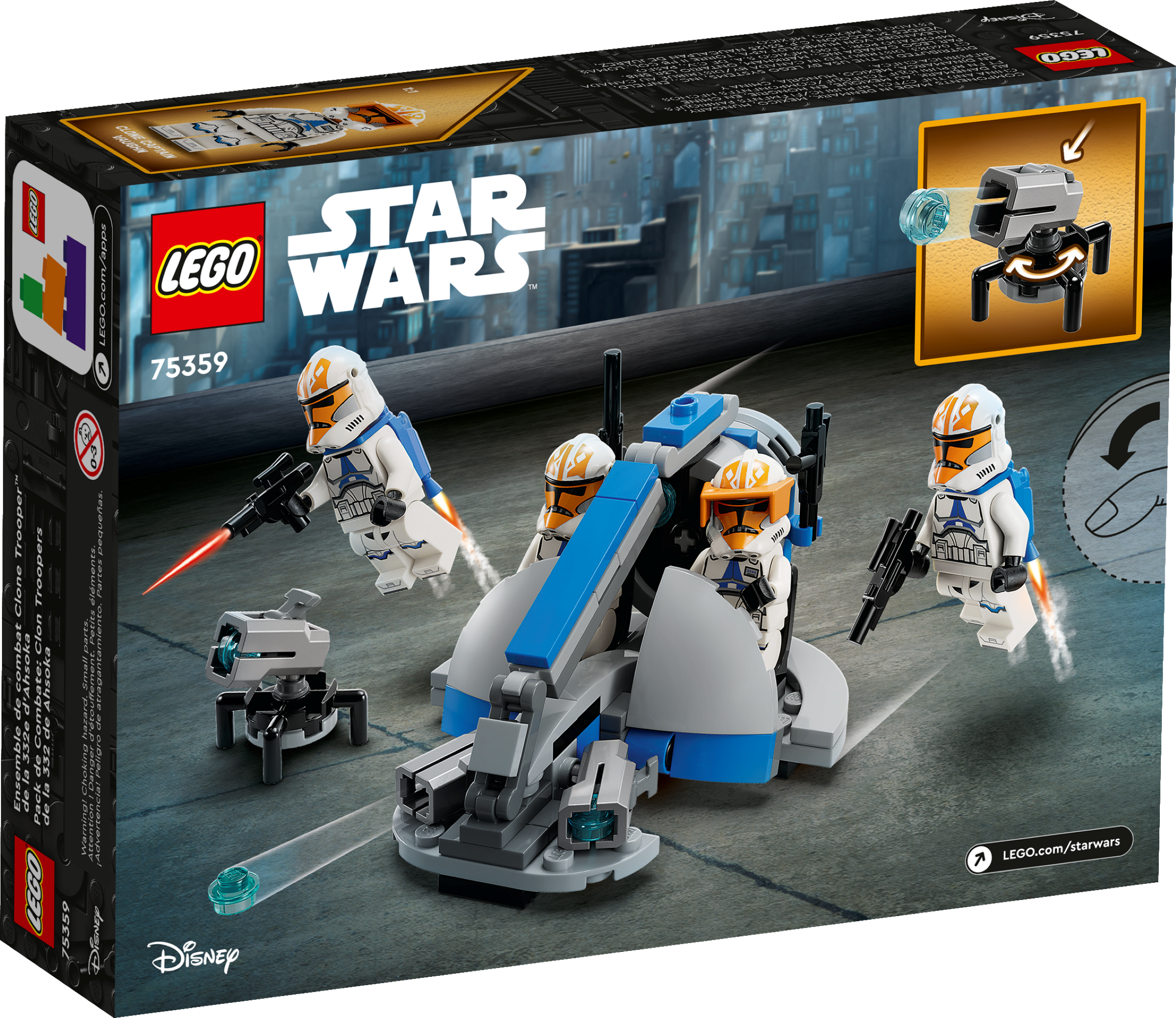 Ælte by Fascinate 332nd Ahsoka's Clone Trooper™ Battle Pack 75359 | Star Wars™ | Buy online  at the Official LEGO® Shop US
