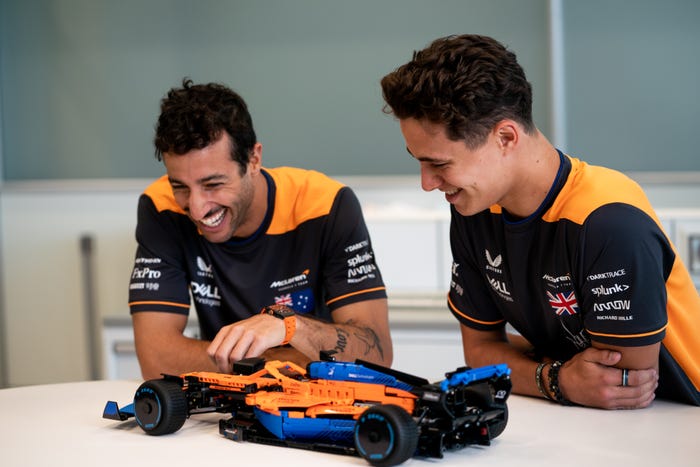 McLaren's Lando Norris thinks he's a better LEGO® builder than Daniel  Ricciardo