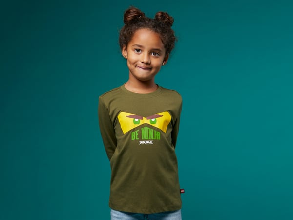 LEGO 5009122 T-shirt à manches longues – Kaki foncé — visuel 5 sur 8