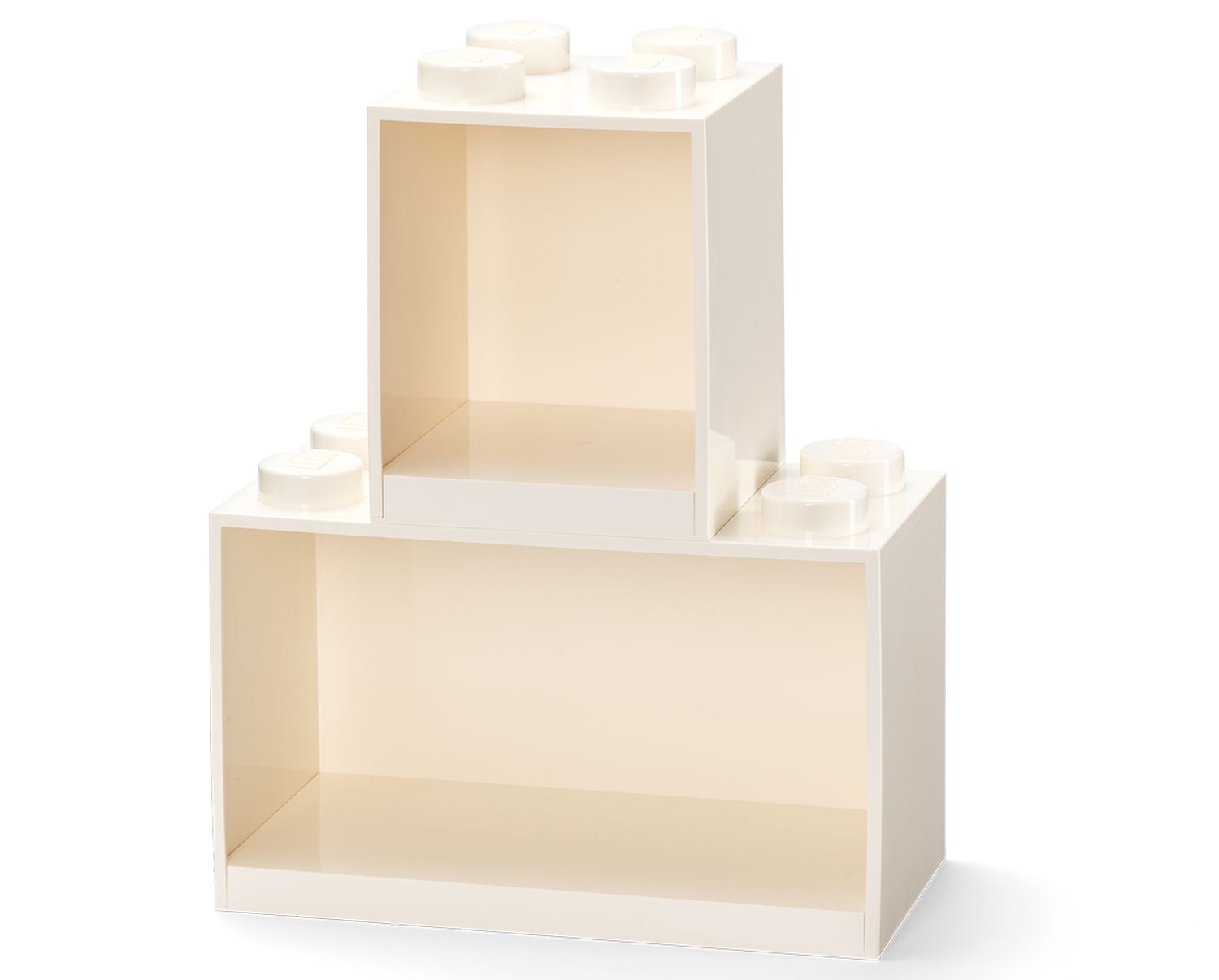 Brick Shelf Set – White